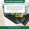 Customer review highlighting MyArtscape transfer paper's size, clarity, and time-saving design