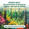 Graphite Transfer Paper Roll, Waxed, 18" x 30ft Roll